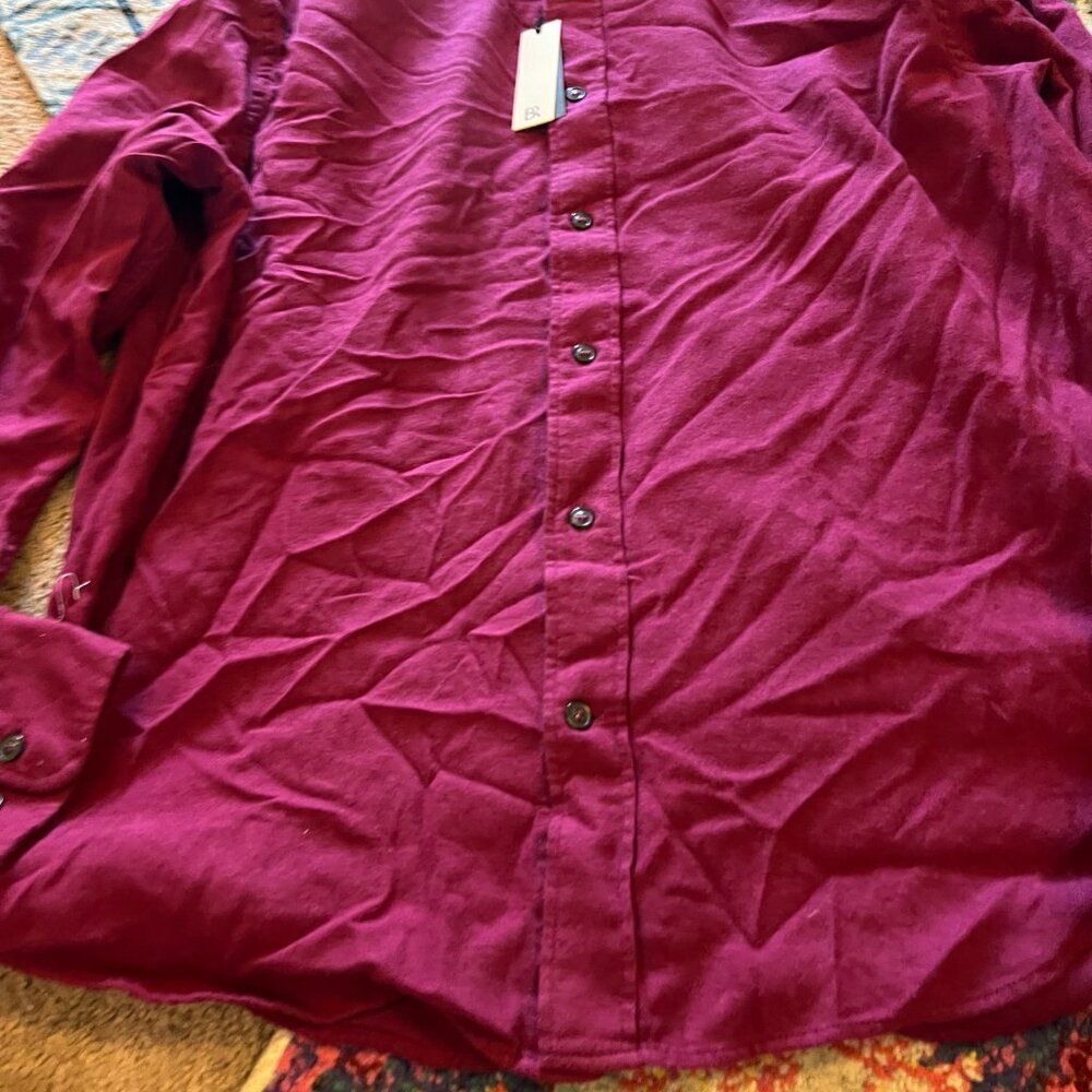 NWT BR large button down top - Picture 5 of 12
